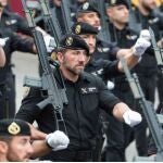 Imagen de archivo de guardias civiles del GRS durante un desfile