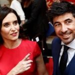 Isabel Díaz Ayuso y Jairo Alonso, en una imagen de Archivo