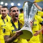 Paco Alcácer con el Villarreal.