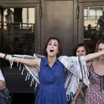 Imagen de archivo de Juana Rivas saliendo de los juzgados de Granada