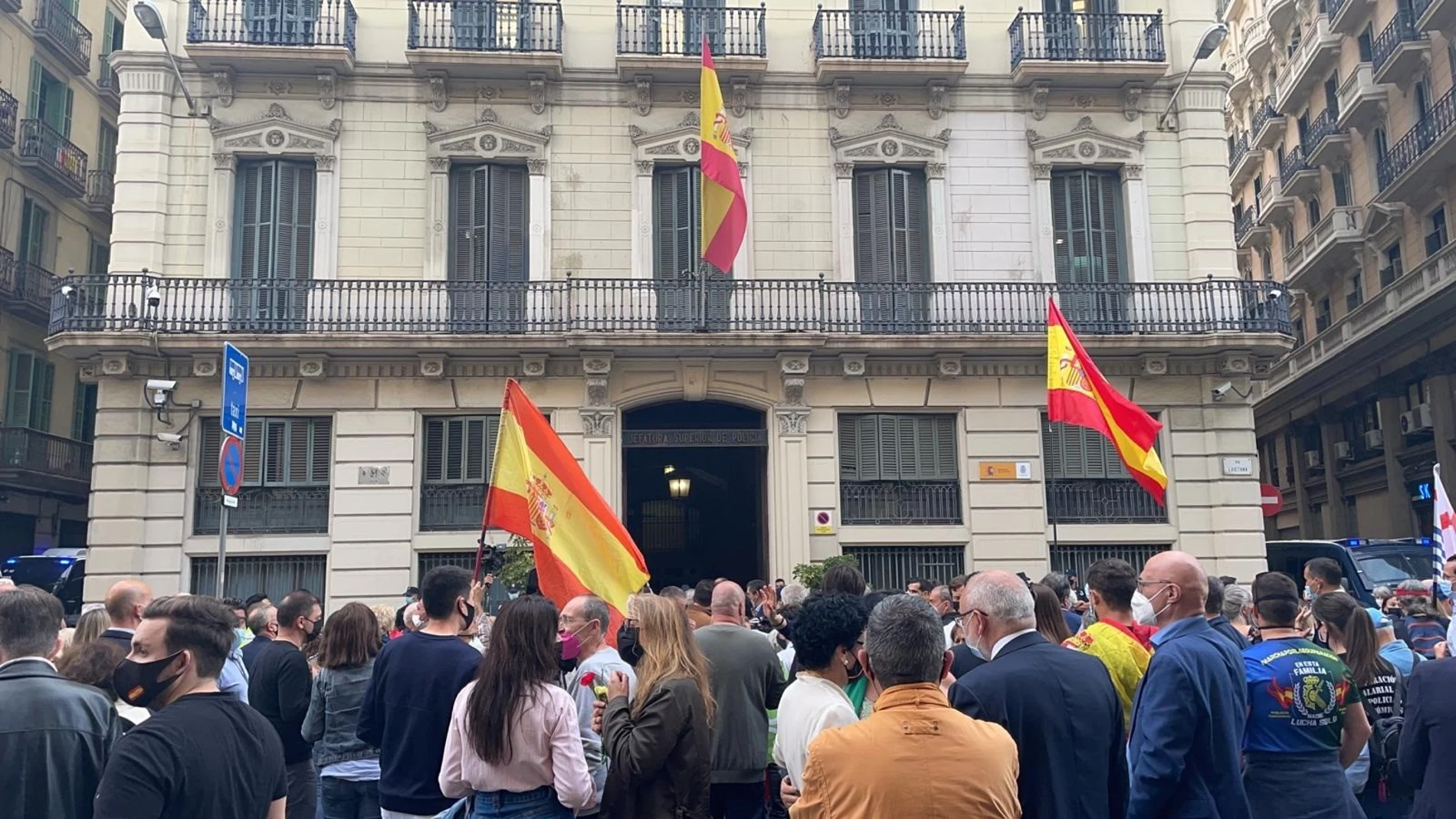 Concentración ante la jefatura de Policía Nacional en Via Laietana para pedir que no la trasladenEUROPA PRESS27/05/2021