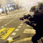 Manifestación en Barcelona por la encarcelación de Pablo Hasel