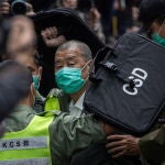 Jimmy Lai, en una imagen de archivo en Hong Kong del pasado mes de febrero