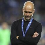 Pep Guardiola, tras perder la final Manchester City-Chelsea