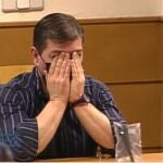 César Román durante la lectura de su veredicto de culpabilidad