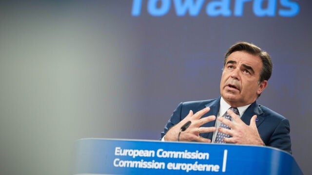 El vicepresidente de la Comisión Europea Margaritis Schinas