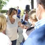 La candidata de las primarias del PSOE-A Susana Díaz