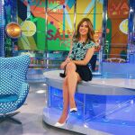 Nuria Marín en el plató de Sálvame