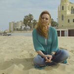 Rocío Carrasco, en Chipiona, durante la grabación de 'En el nombre de Rocío', la continuación de su docuserie
