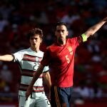 Sergio Busquets con la Selección.