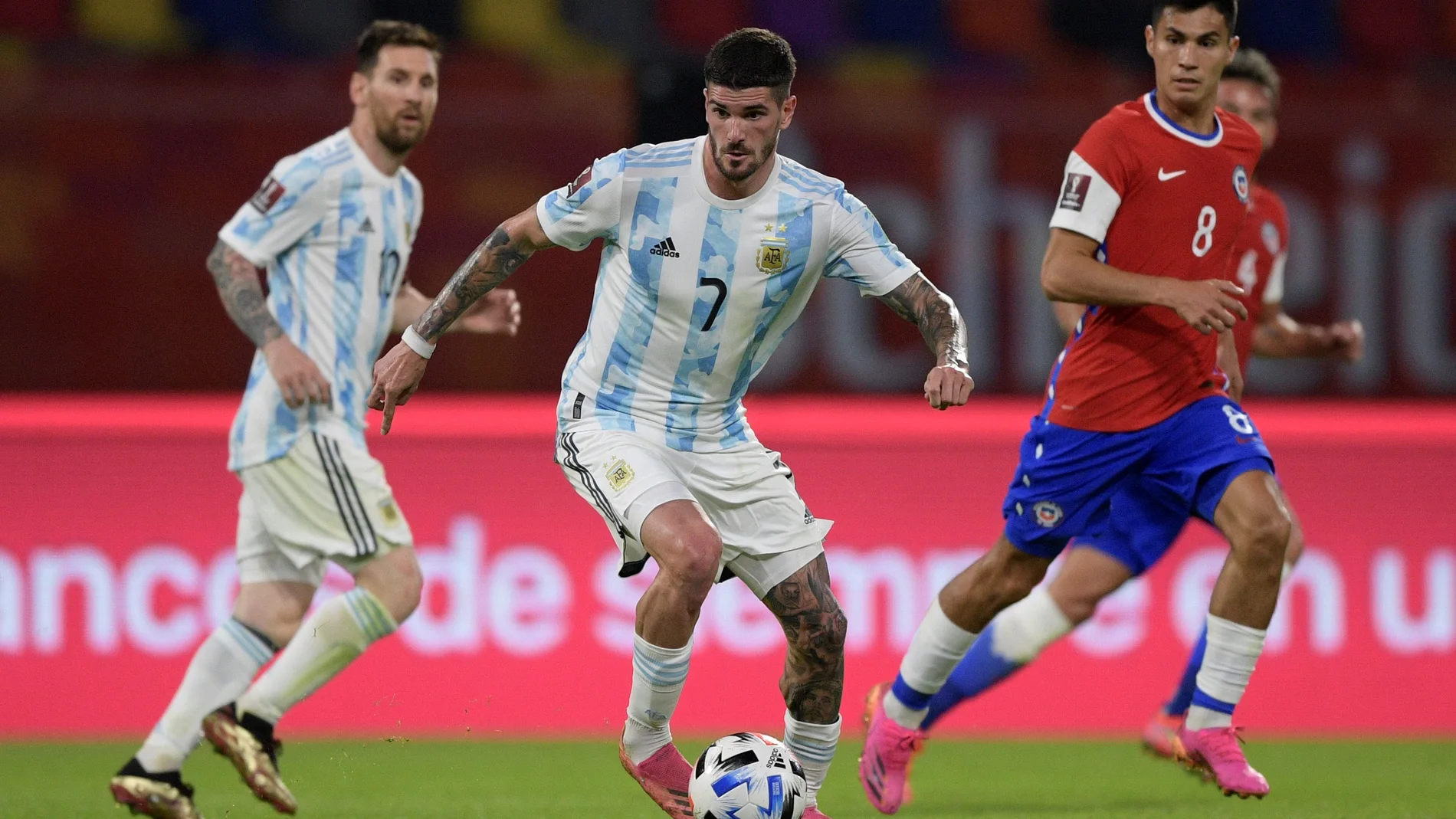 Rodrigo De Paul con Argentina.