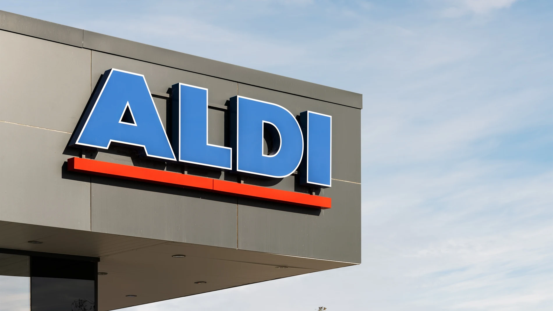Logo de una de las tiendas de Aldi