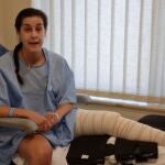 Carolina Marín, tras su operación de rodilla