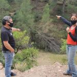 La popular Elisa Díaz en el Parque Natural de La Calderona, en el área de Olocau