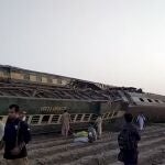 Accidente de tren en Ghotki, Pakistan