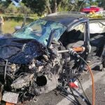 Coche implicado en un accidente mortal en Santa Pola