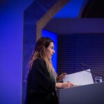 La portavoz del Govern, Patrícia Plaja, comparece en una rueda de prensa tras el Consell Executiu, a 8 de junio de 2021, en la Generalitat de Cataluña, Barcelona. David Zorrakino / Europa Press
