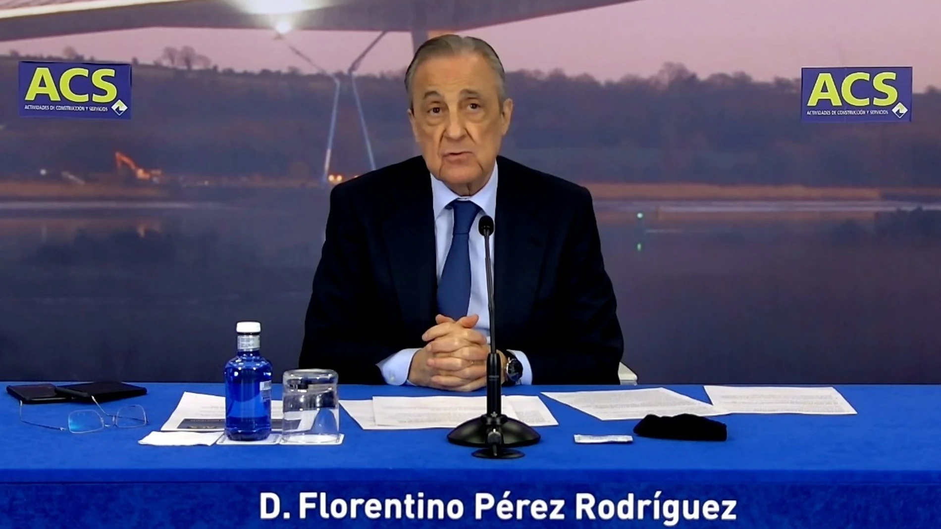 El presidente de ACS, Florentino Pérez