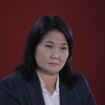 La candidata presidencial peruana Keiko Fujimori