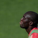 Lukaku, durante un entrenamiento antes del debut de Bélgica en la Eurocopa ante Rusia