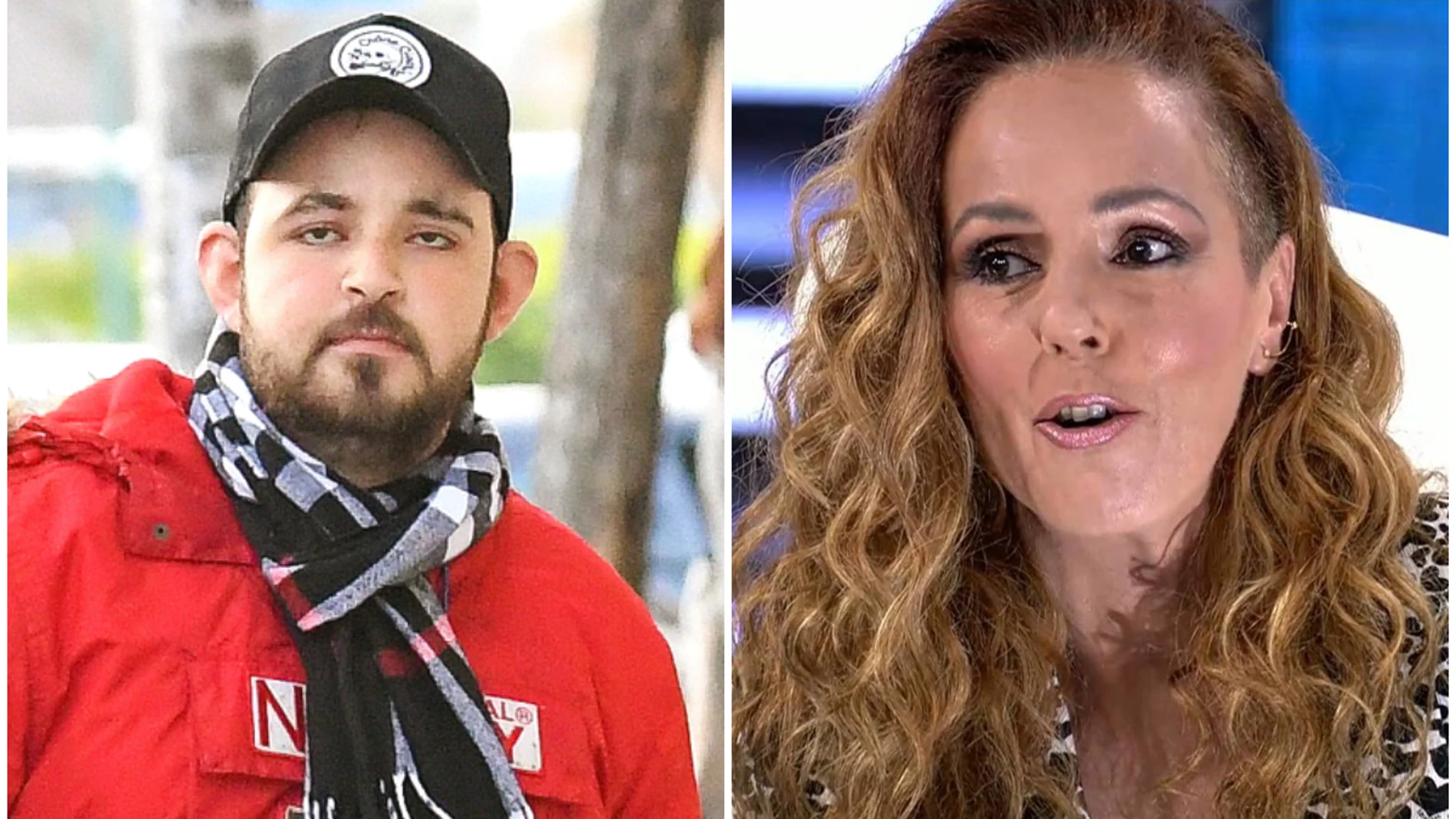David Flores y Rocío Carrasco en un montaje de La Razón