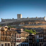Vista de Peñafiel, en la provincia de Valladolid