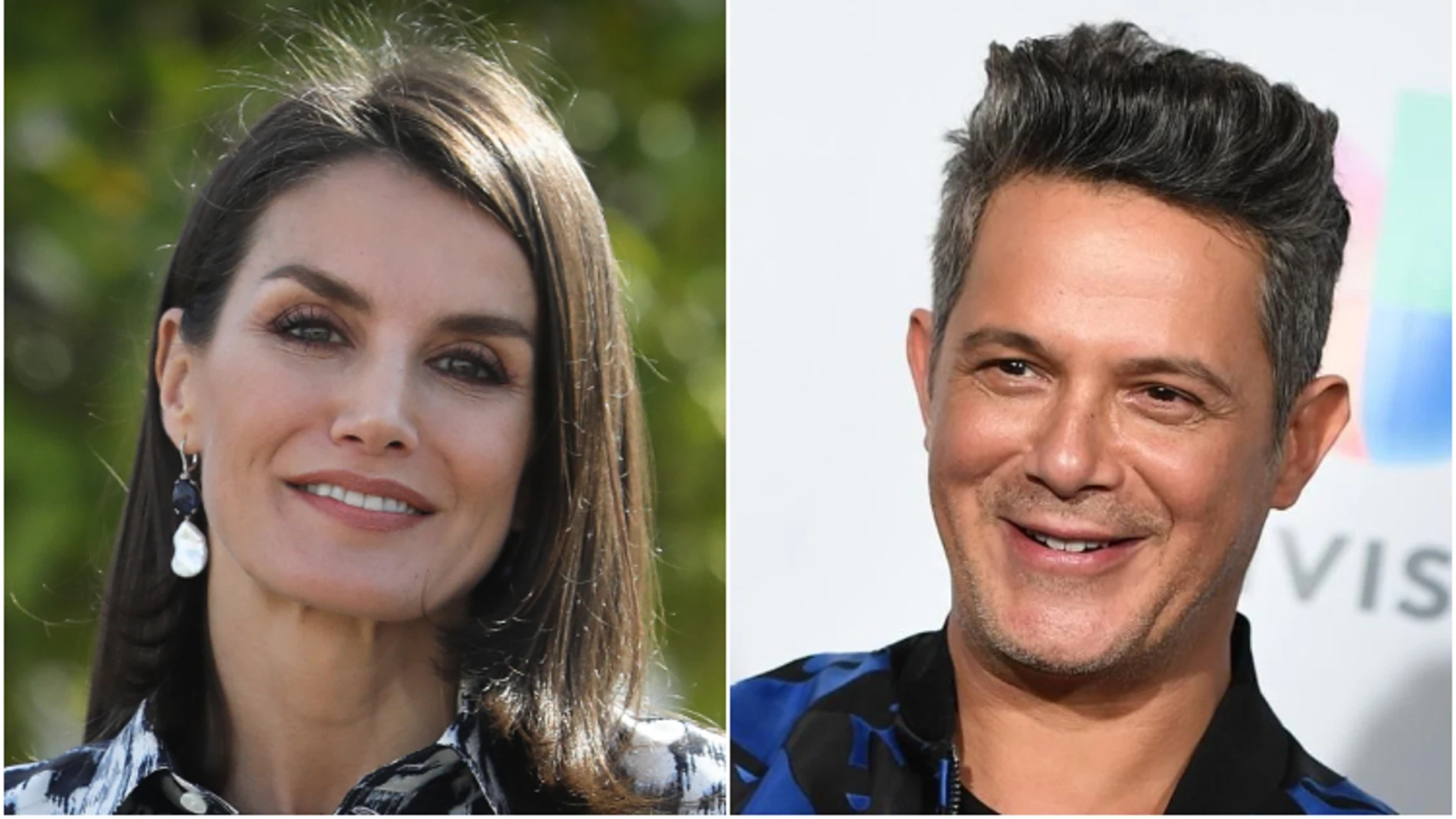 La Reina Letizia y Alejandro Sanz en un montaje de La Razón