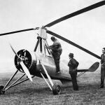 Fotografía de archivo que muestra el autogiro de Juan de la Cierva