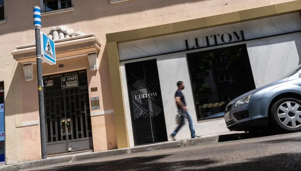 El local comercial de Alcalde Sainz de Baranda 19 donde se encontraba la tienda Jusfer