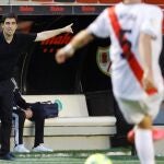 El entrenador del Rayo Vallecano, Andoni Iraola.