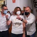La secretaria general del PSOE-A, Susana Díaz , perdedora en las primarias del PSOE-A