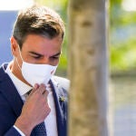 El presidente del Gobierno, Pedro Sánchez, llega a la reunión de jefes de Estado y de Gobierno de la OTAN, a 14 de junio de 2021, en Bruselas (Bélgica). 14 JUNIO 2021 / Europa Press