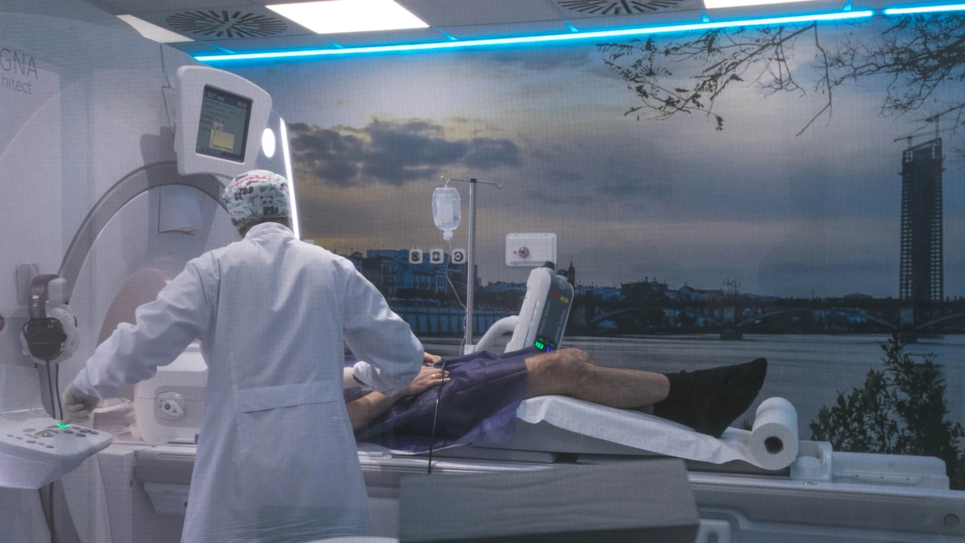 Imagen de una de las salas de la Unidad Integral de Imagen de Próstata del Hospital de Fátima