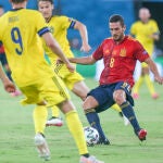 Koke, en el España-Suecia de la Eurocopa