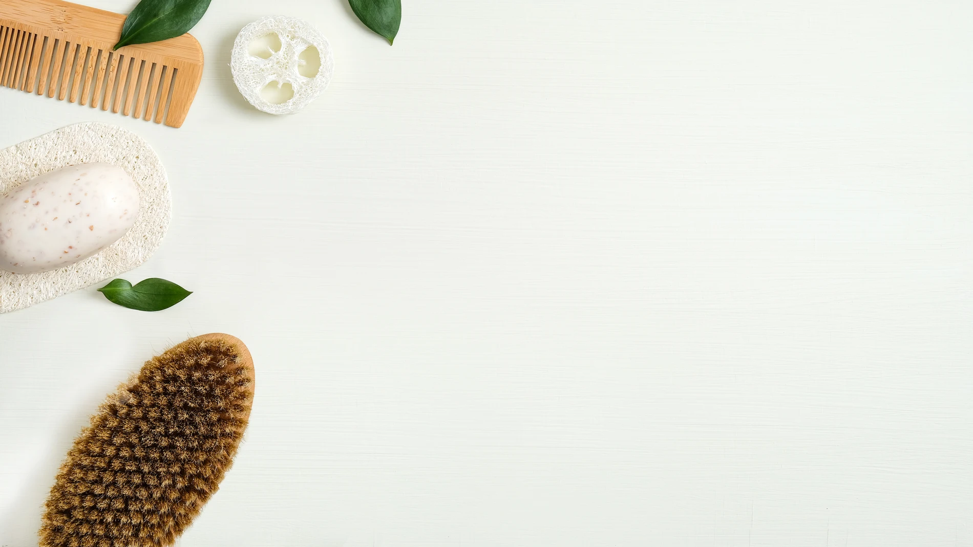 Utensilios ecológicos en el baño