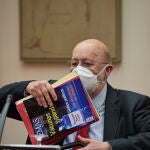 El presidente del Centro de Investigaciones Sociológicas, José Félix Tezanos, comparece en una Comisión Constitucional en el Congreso de los Diputados, a 16 de junio de 2021, en Madrid (España)