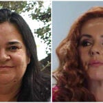 Irma Gómez y Rocío Carrasco en un montaje de 'La Razón'