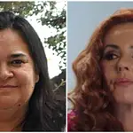 Irma Gómez y Rocío Carrasco en un montaje de 'La Razón'