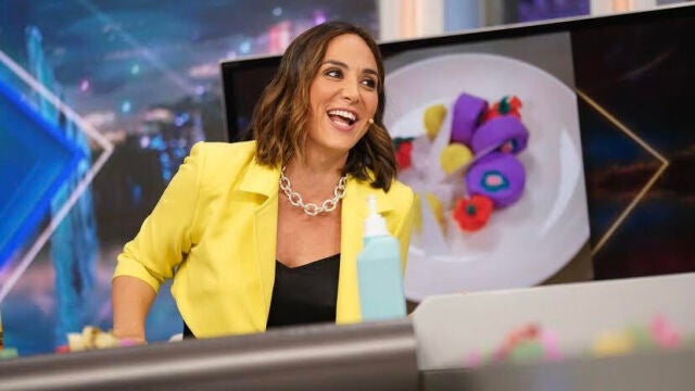 Tamara Falc&oacute; en 'El Hormiguero'.
