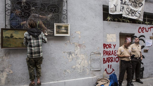 Una casa "okupa" en Madrid