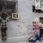 Una casa "okupa" en Madrid