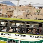 Imagen de archivo de un autobús en Lima, Perú.