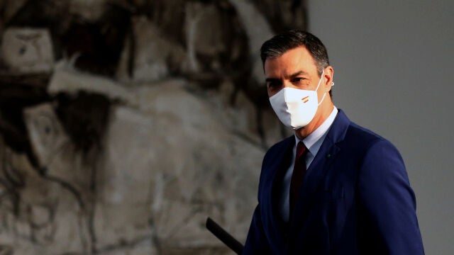 El presidente del Gobierno, Pedro Sánchez, a su llegada a un acto de homenaje a la comunidad educativa