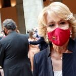 La expresidenta de la Comunidad de Madrid, Esperanza Aguirre durante su investidura de la presidenta de la Comunidad de Madrid, Isabel Díaz Ayuso
