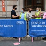Cntro de vacunación Covid-19 en Londres