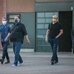 Ordi Cuixat, Oriol Junqueras, Raül Romeva y Jordi Turull salen de la prisión de Lledoners por primera vez con la semilibertad.