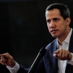 El presidente interino de Venezuela, Juan Guaidó, en una imagen de archivo