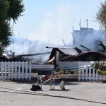 Los bomberos han apagado el fuego en la Iglesia del Sagrado Corazón Penticton Indian Reserve, cerca de Penticton, en la Columbia Británica