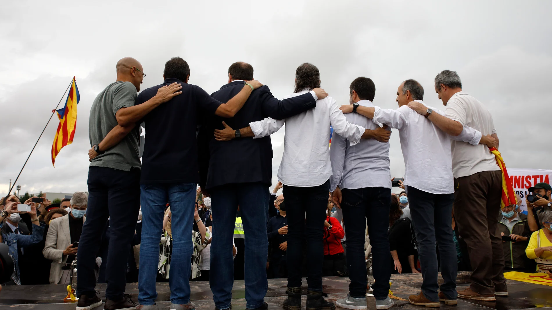 Los condenados por el 'procés' salen de prisión en aplicación de los indultos