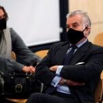 El extesorero del PP Luis Bárcenas durante el juicio por la presunta caja 'b' del PP.